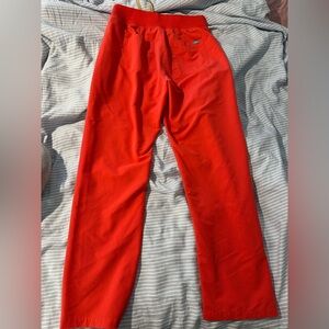 FIGS hibiscus high waisted Livingston basic scrub pants